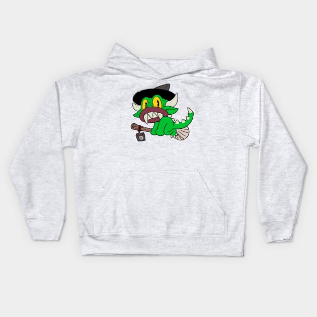 witch hodag Kids Hoodie by COOLKJS0